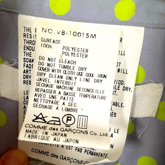 JUNYA WATANABE COMME DES GARÇONS *Rare* Men’s Button Down Shirt - Picture 3 of 4